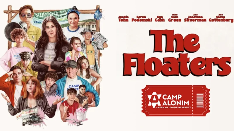 Movie Poster for The Floaters with campers and counselors on the cover