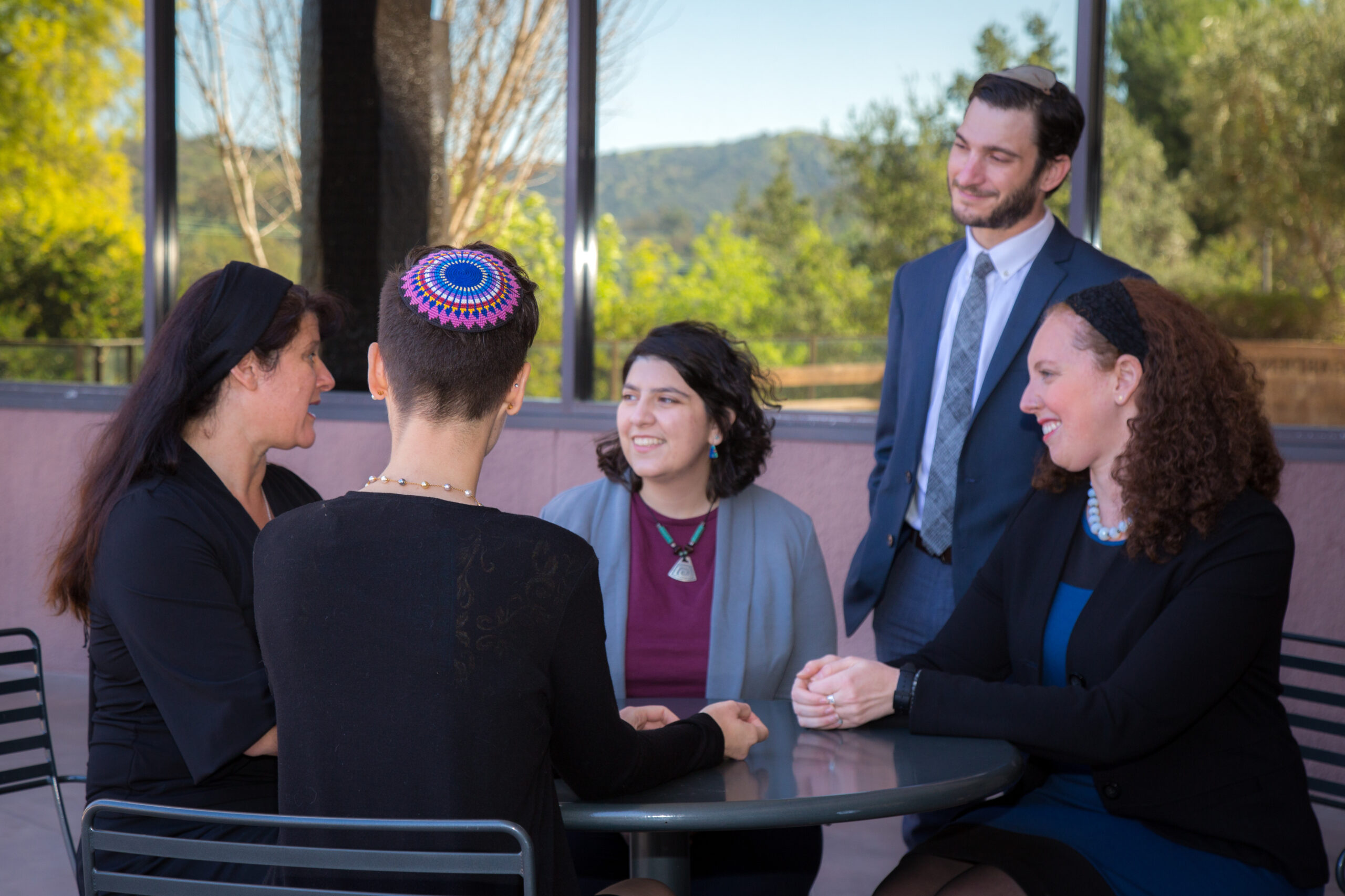 Photo of Ziegler Students at a table