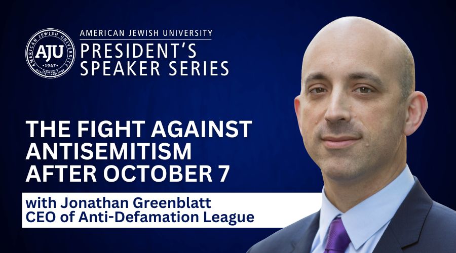 Presidents Speaker Series - Fight Against Antisemitism