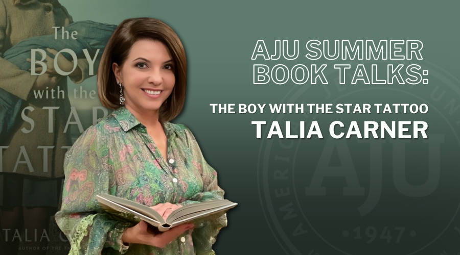 AJU_Summer Book_Talks_Talia_Carner