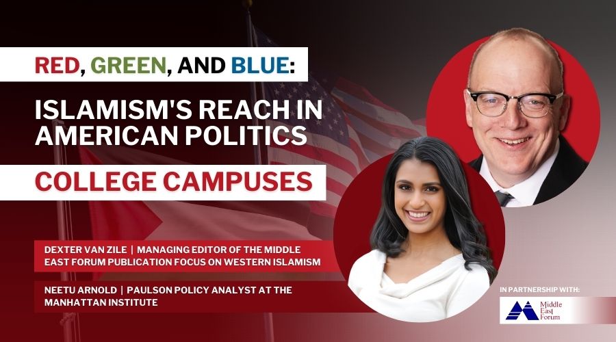 MEF Red Green Blue College Islamism's Reach in American Campuses Graphics