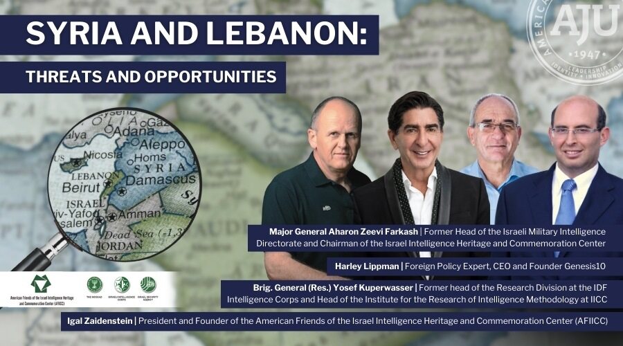 Syria and Lebanon Threats and Opportunities with four Israeli male speakers