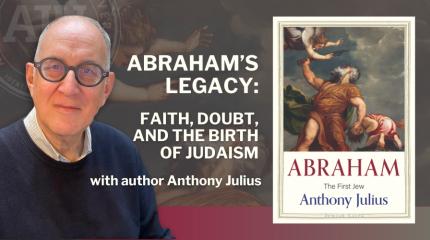 AnthonyJulius next to Abraham book